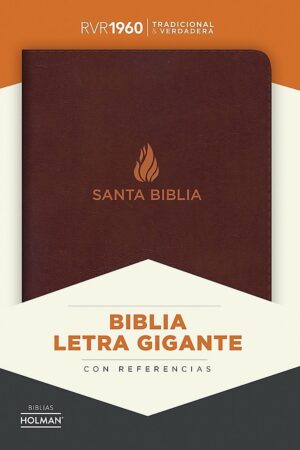 Rvr 1960 Biblia Letra Gigante Marrón, Piel Fabricada_0