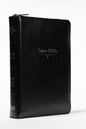 Biblia Rvr1960 Tamaño Manual Letra Gigante Negro Cierre Indi_0