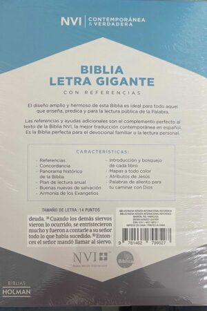 Nvi Biblia Letra Gigante Marrón, Piel Fabricada_1
