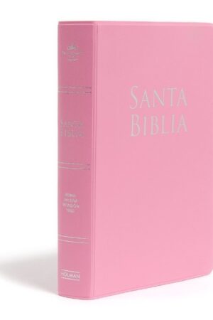 Biblia Rvr1960 Tamaño Manual Letra Grande Rosa Vinil_0
