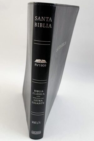 Biblia Rv1909 Clasica Imitacion Piel Negro Con Indice_1