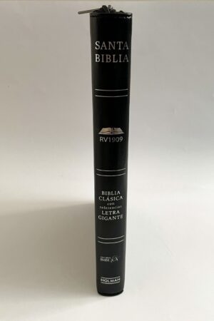 Biblia Rv1909 Clasica Imitacion Piel Negro Con Cierre _1